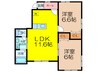 ワンネス 2LDKの間取り