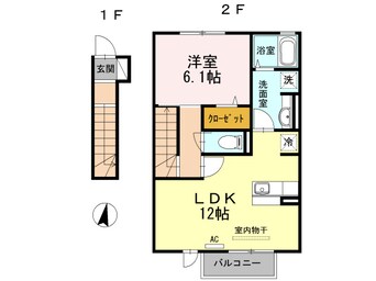 間取図 サンドハウスA棟