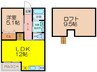 パサージュクレイナス 1LDKの間取り