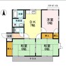 ファミール大藤 3DKの間取り