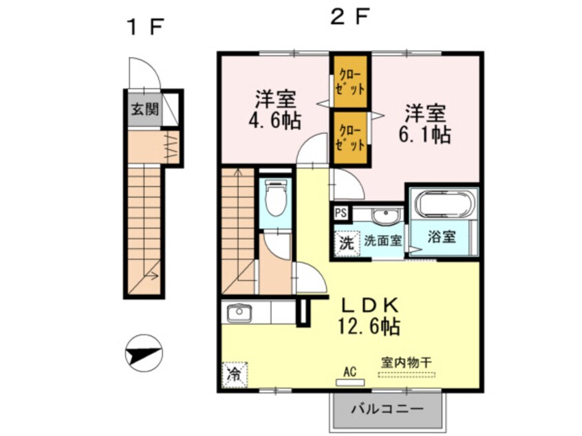 間取図 カトル・セゾン