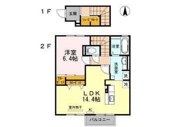 間取図 アグレアブル小城
