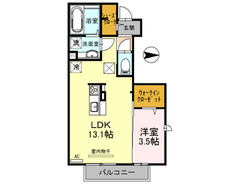 間取図 サンド・エルヴィータ　Ｂ棟