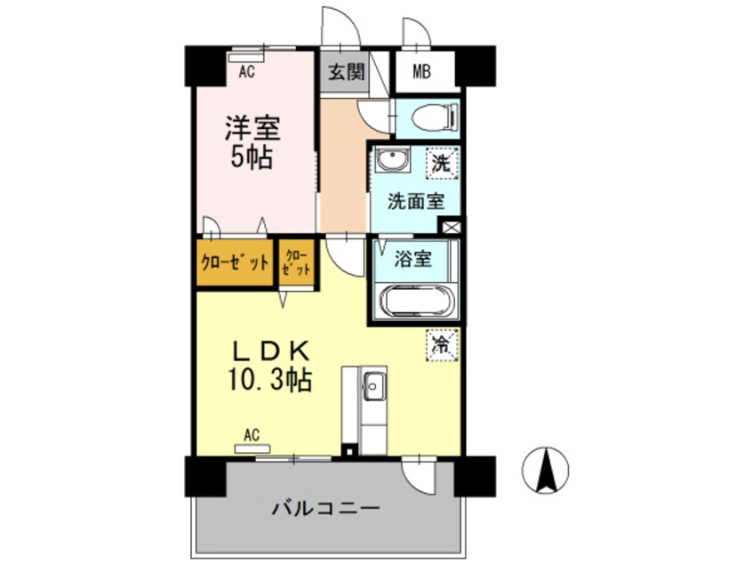 間取図 カンフォーラ松原
