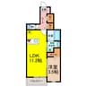 ルーセントＳＡＧＡ大財 1LDKの間取り