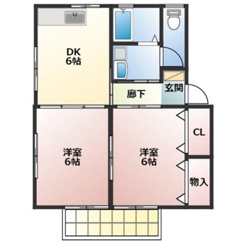 間取図 ラ・メールkoga