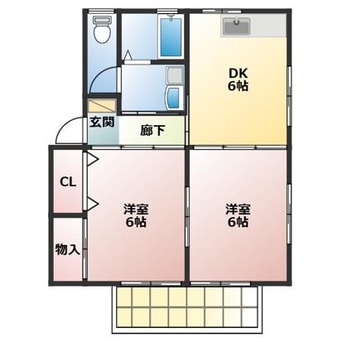 間取図 ラ・メールkoga