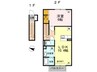 ビジュアムール　Ａ 1LDKの間取り