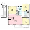 ナンディーヌ大和 3LDKの間取り
