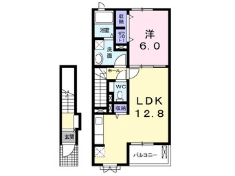 間取図 スモールウッズタウンＴＯＭＯⅢ