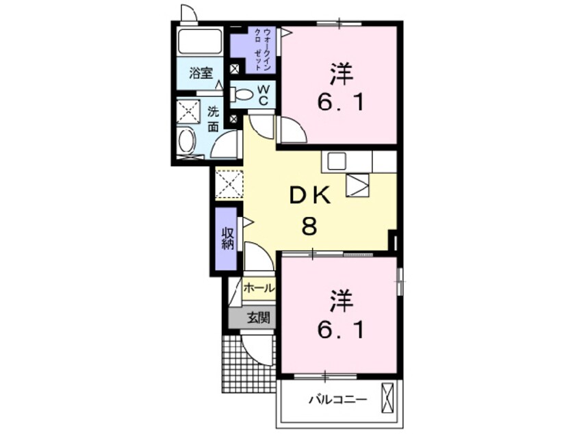 間取図 アクアルーチェ牛津Ⅳ