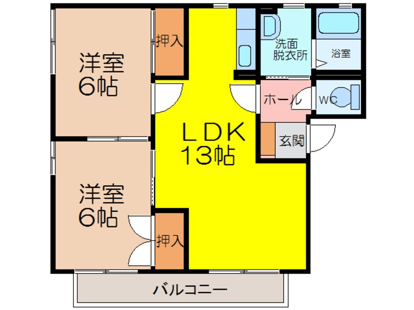 間取図 フレグランスふくち