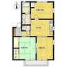 フォーレス六座町 3DKの間取り