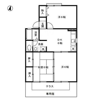 間取図 セジュール・ドエル