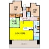 オーヴィジョン夢咲南 3LDKの間取り