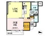 メイプル成章 1LDKの間取り