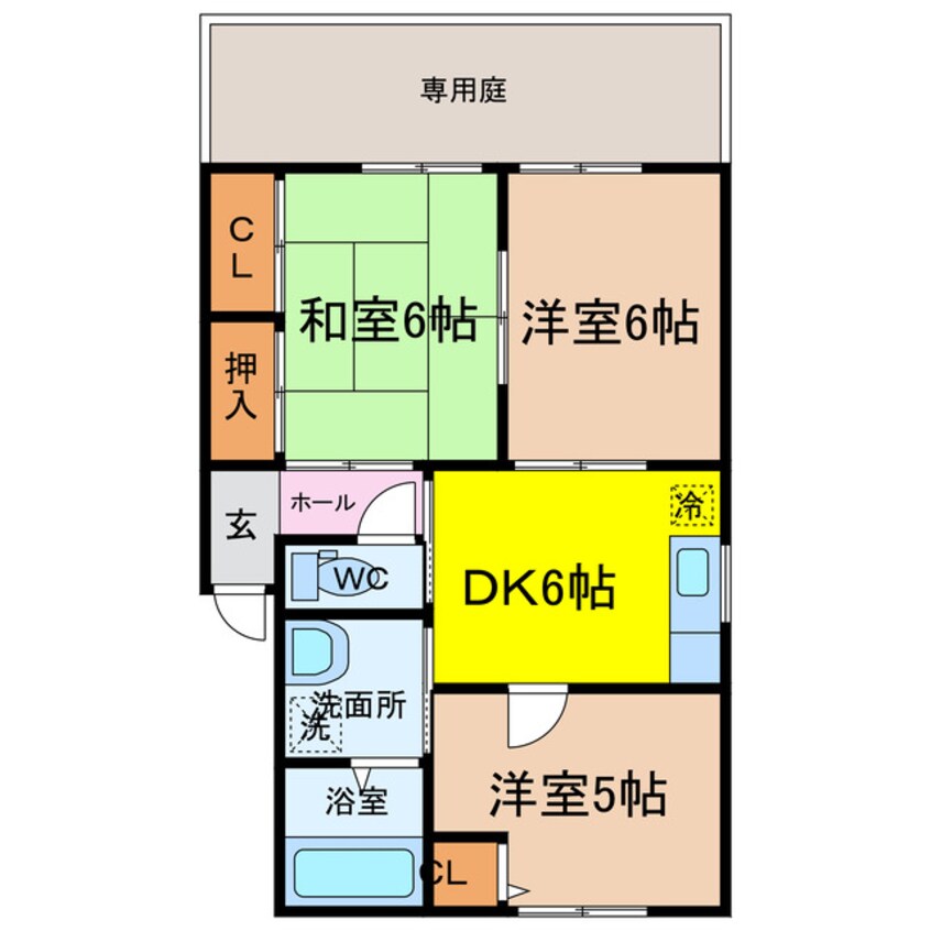 間取図 フォーレス北方