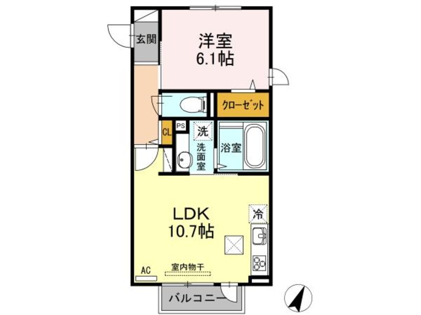 間取図 ウエスティン22