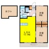 エスペランサⅡ 2LDKの間取り