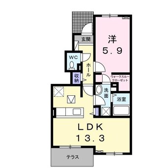 間取図 プレ　グラン　A