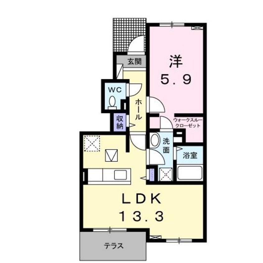 間取図 プレ　グラン　A
