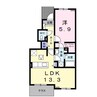 プレ　グラン　A 1LDKの間取り