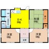 小栁借家 3DKの間取り