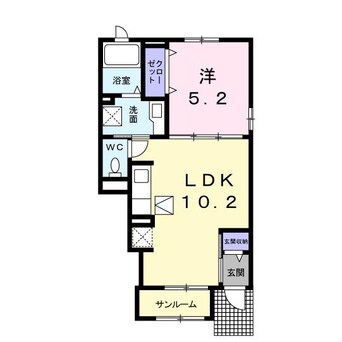 間取図 メゾン　ド　リヴェール