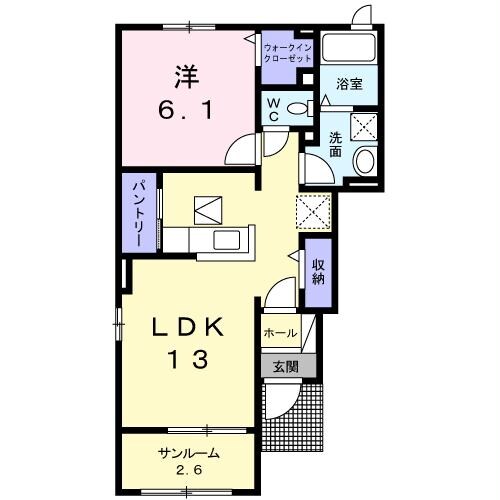 間取り図 イーストK