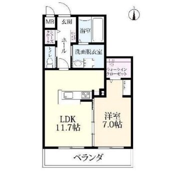 間取図 ヴァネッサ若楠