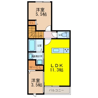 間取図 メルヴェイユ