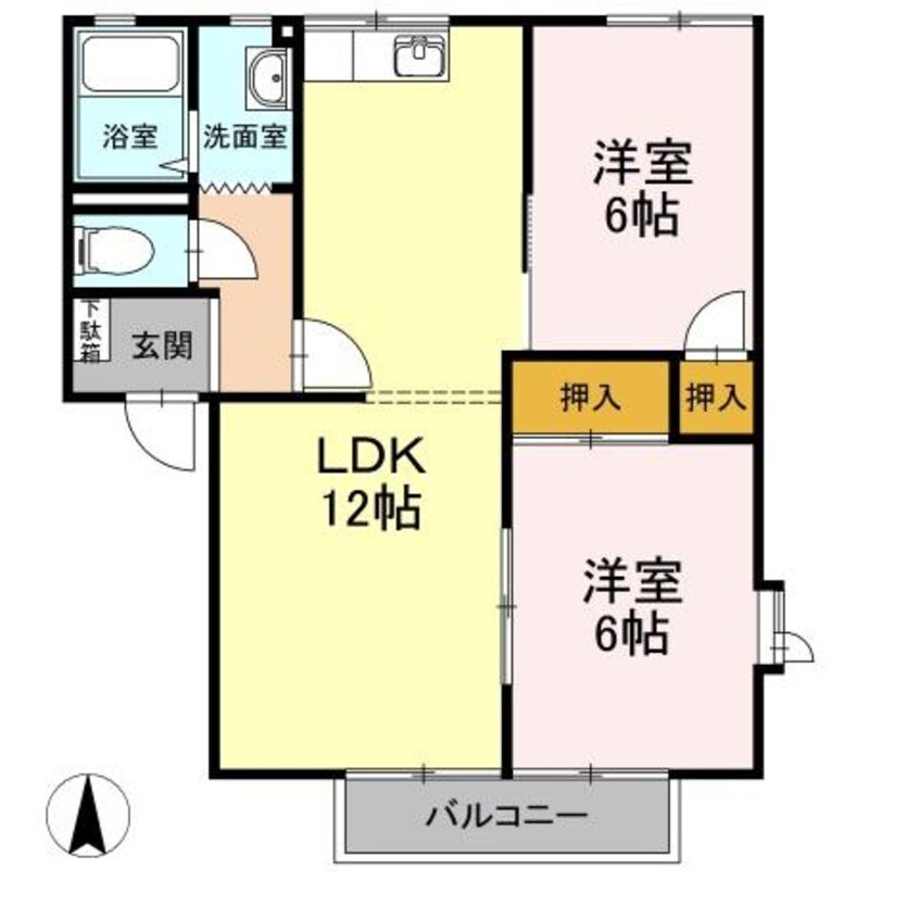 間取図 アルナハイムⅢ