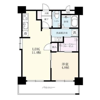 間取図 プレミアムタワー佐賀駅北
