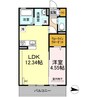 D-room道 1LDKの間取り