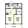 アンソレイエ　ヴィラ 1LDKの間取り