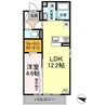 トレゾールブラン 1LDKの間取り