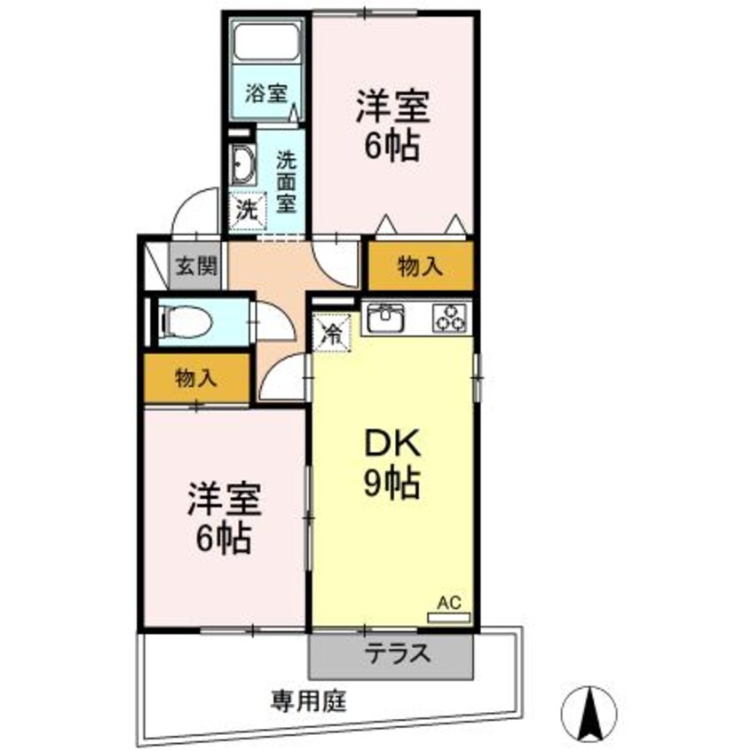 間取図 Kコンフォートイン