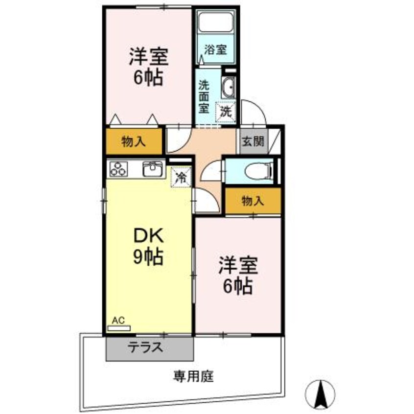 間取図 Kコンフォートイン