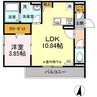 NEXT　STAGE八戸溝 1LDKの間取り