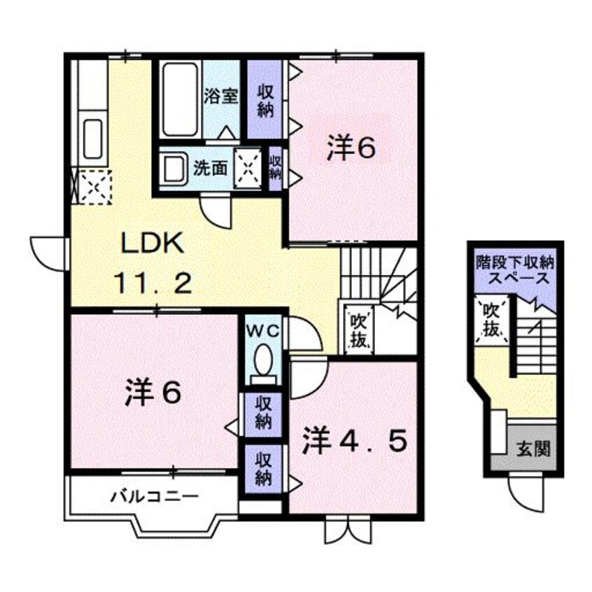 間取図 リジェール1号館