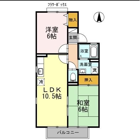 間取り図 コレージュコート　B棟