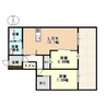 グランドメゾンHEIWA 2LDKの間取り