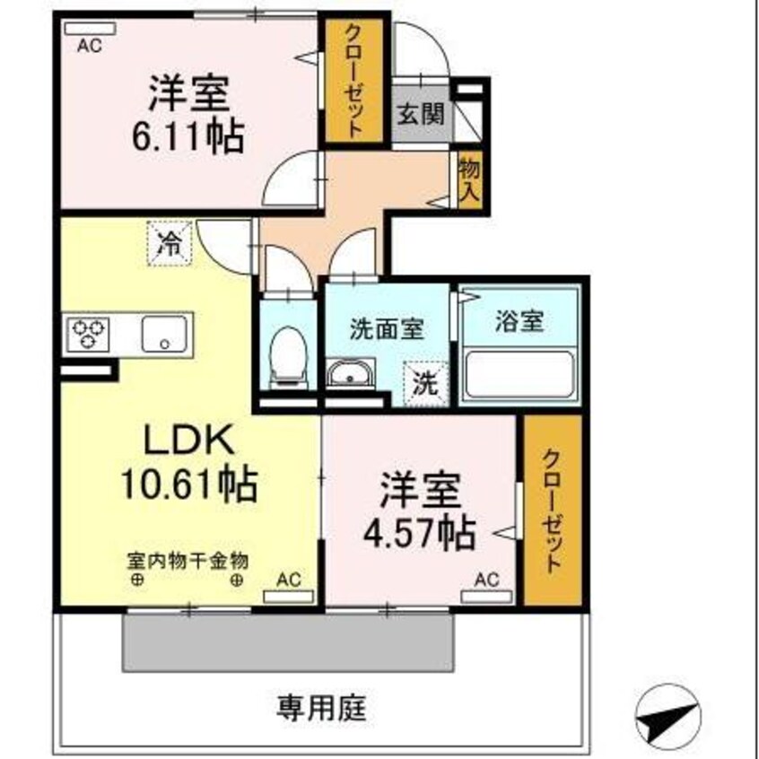 間取図 サクラメント牛津