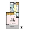 Ｄ-ｒｏｏｍ日の出 1Kの間取り