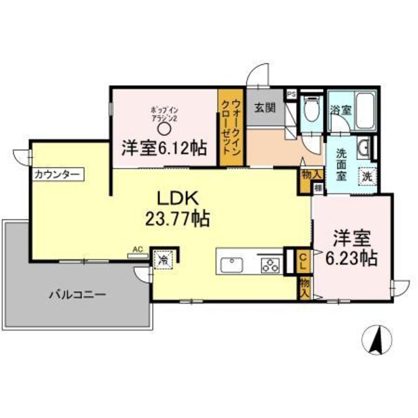 間取図 Grazio