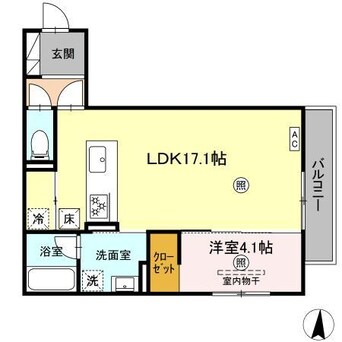 間取図 （仮）D-room鍋島２丁目