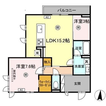 間取図 （仮）D-room鍋島２丁目