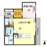 SOLANA 1LDKの間取り