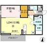 LUSSOⅤ 1LDKの間取り