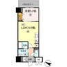 クレアティオMGH 1LDKの間取り